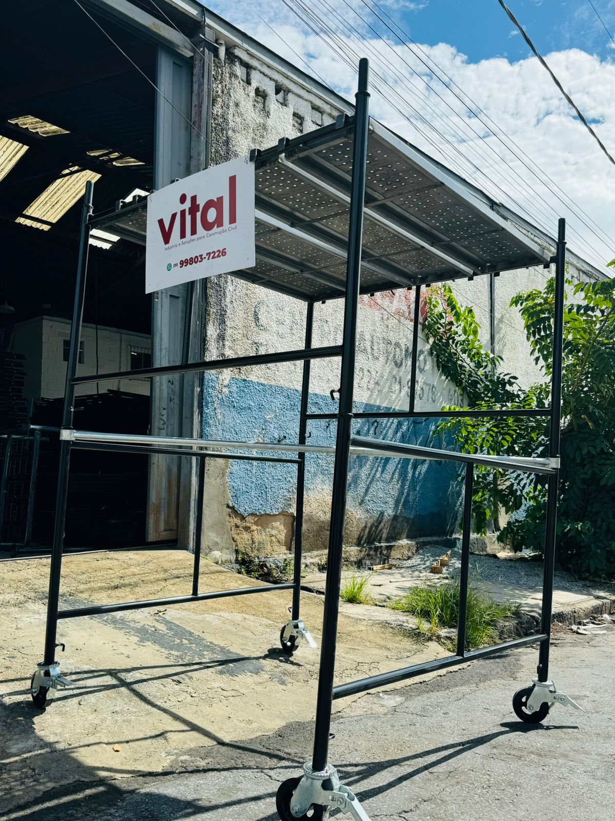 Andaime 1,5m - Qualidade Vital